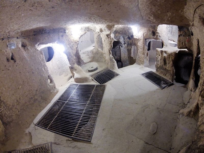 Image inside underground cave